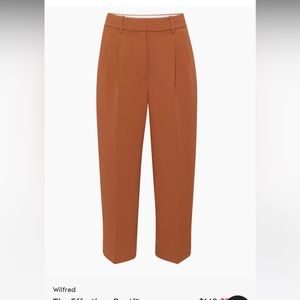 Aritzia Wilfred effortless pant cropped